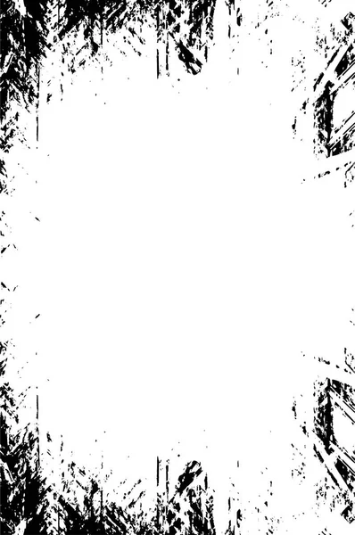 Rough Vetor Textura Preto Branco Textura Sobreposição Angustiada Fundo Grunge —  Vetores de Stock