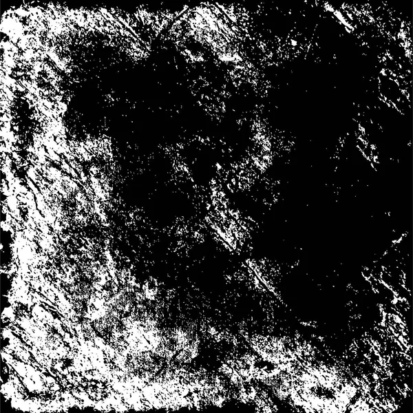 Vector Textura Blanco Negro Áspero Textura Superpuesta Angustiada Fondo Grunge — Archivo Imágenes Vectoriales