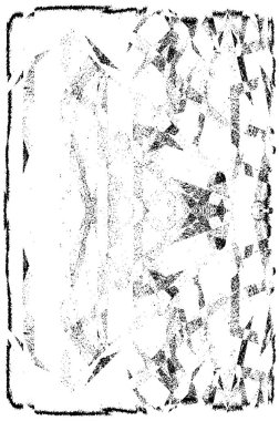 Çatlamış beton, taş ya da asfaltın sıkıntılı örtülü dokusu. Grunge 'un arka planı. soyut yarım ton vektör çizimi