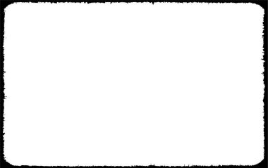 Siyah izole arkaplanda beyaz boş çerçeve