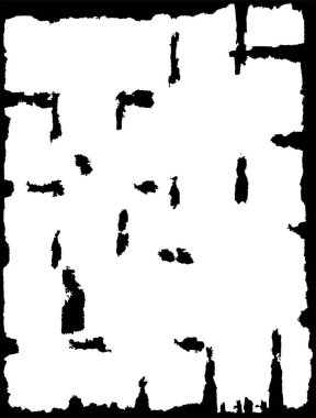 Grunge kentsel vektör geçmişi. Kirli örtülü kentsel arka plan dokusu. Kirli ve kirli bir doku. Boşluklu siyah tasarım. Tahıllı duvar