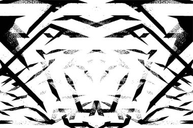 Soyut grunge arkaplanı. Monokrom dokusu. Siyah ve beyaz desenli arkaplan