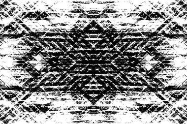 Soyut grunge siyah beyaz desenli arkaplan.