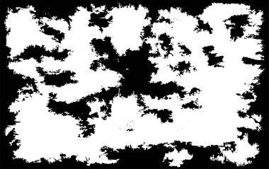 Çizik ve çiziklerle dolu siyah beyaz bir arka plan. Soyut vektör illüstrasyonu.