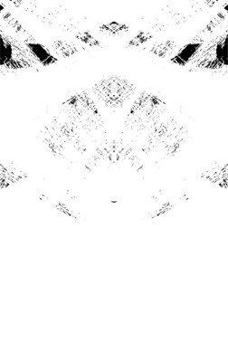 Grunge üst üste biniyor. Soyut siyah-beyaz vektör arkaplanı. Çatlak, leke ve noktalarda kirli desenli tek renkli klasik yüzey. Karanlık korku tarzında eski bir duvar.