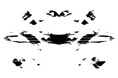 Grunge üst üste biniyor. Soyut siyah-beyaz vektör arkaplanı. Çatlak, leke ve noktalarda kirli desenli tek renkli klasik yüzey. Karanlık korku tarzında eski bir duvar.