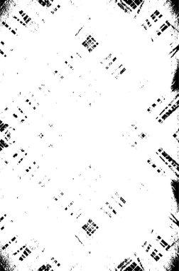 Paslı metalin eskimiş dokusu, grunge arkaplan. soyut yarım ton vektör çizimi.