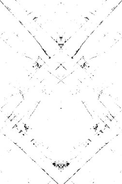 Sert siyah-beyaz doku vektörü. Derinden örtülmüş doku. Grunge 'un geçmişi. Soyut doku etkisi. Vektör İllüstrasyonu.       