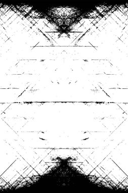 Sert siyah-beyaz doku vektörü. Derinden örtülmüş doku. Grunge 'un geçmişi. Soyut doku etkisi. Vektör İllüstrasyonu.       