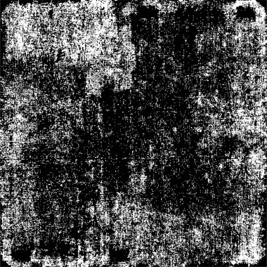 Grunge siyah beyaz desen. Monokrom parçacıkları soyut doku. Çatlakların, sürtünmelerin, çiplerin, lekelerin, mürekkep lekelerinin geçmişi. Koyu tasarım arka plan yüzeyi.