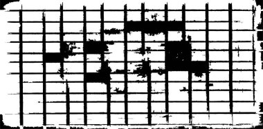 Grunge siyah beyaz desen. Monokrom parçacıkları soyut doku. Çatlakların, sürtünmelerin, çiplerin, lekelerin, mürekkep lekelerinin geçmişi. Koyu tasarım arka plan yüzeyi.