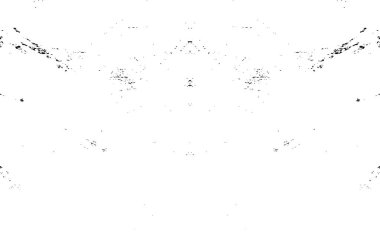 Grunge siyah beyaz desen. Monokrom parçacıkları soyut doku. Çatlakların, sürtünmelerin, çiplerin, lekelerin, mürekkep lekelerinin geçmişi. Koyu tasarım arka plan yüzeyi.