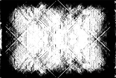 Grunge siyah beyaz desen. Monokrom parçacıkları soyut doku. Çatlakların, sürtünmelerin, çiplerin, lekelerin, mürekkep lekelerinin geçmişi. Koyu tasarım arka plan yüzeyi.