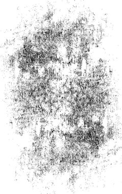 Grunge siyah beyaz desen. Monokrom parçacıkları soyut doku. Çatlakların, sürtünmelerin, çiplerin, lekelerin, mürekkep lekelerinin geçmişi. Koyu tasarım arka plan yüzeyi.