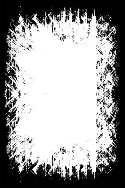 Grunge siyah beyaz desen. Monokrom parçacıkları soyut doku. Çatlakların, sürtünmelerin, çiplerin, lekelerin, mürekkep lekelerinin geçmişi. Koyu tasarım arka plan yüzeyi.