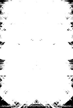 Grunge black and white pattern. Monochrome particles abstract texture. Background of cracks, scuffs, chips, stains, ink spots, lines. Dark design background surface. Gray printing element