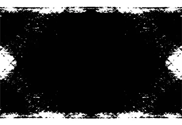 Černý Inkoust Tahy Štětcem Bílém Pozadí — Stockový vektor