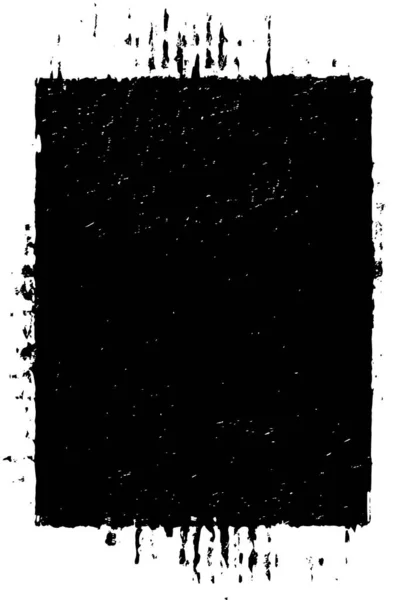 Siyah Fırça Darbesi Doku Grunge Soyut Boyalı Elementler Altı Çizili — Stok Vektör
