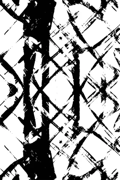 Streszczenie Grunge Tła Monochromatyczna Faktura Czarno Białe Teksturowane Tło — Wektor stockowy