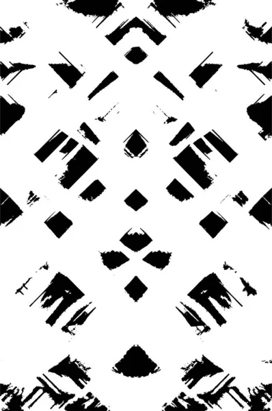 Чорно Білий Геометричний Візерунок Текстура — стоковий вектор