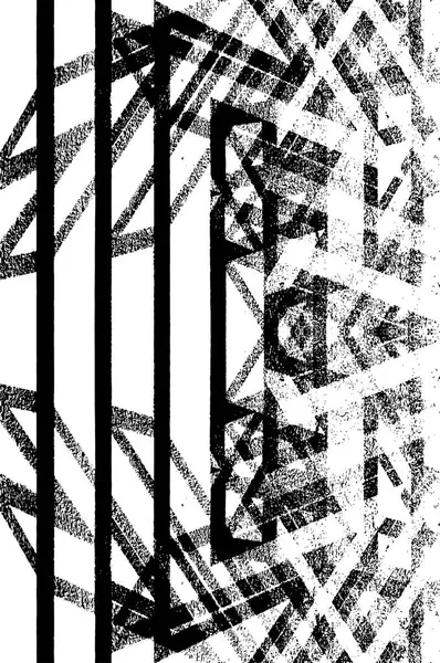 Texture Noire Affligée Texture Blanche Grunge Avec Fond Sombre Poussière — Image vectorielle