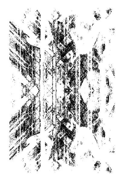 Distressed Overlay Textur Von Rissigem Beton — Stockvektor