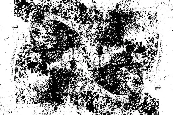 Проблемный Фон Черно Белой Текстуре Точками Линиями Царапинами Точками Абстрактная — стоковый вектор