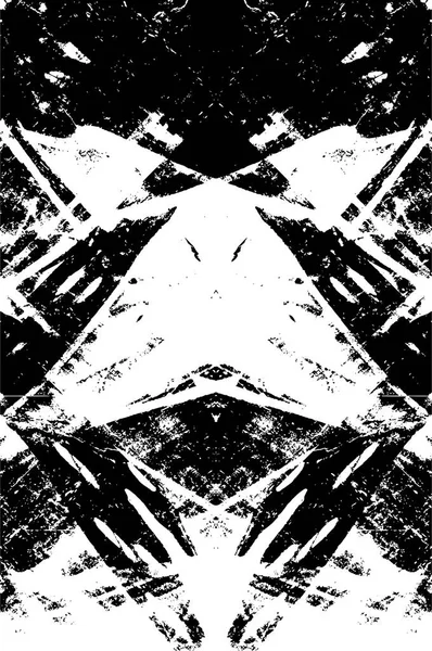 Černá Bílá Grunge Starý Retro Vinobraní Ošlehaný Pozadí Abstraktní Povrch — Stockový vektor