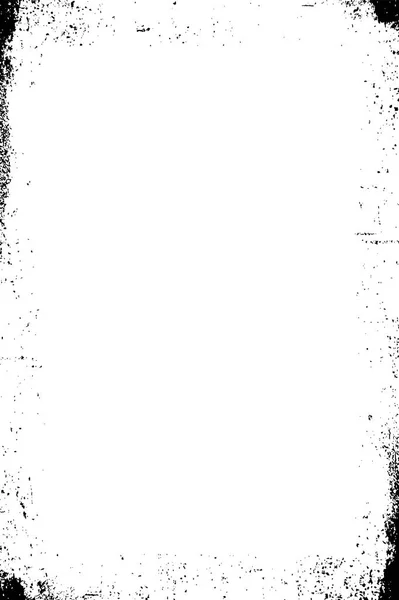 Чорно Білий Монохромний Старий Гранжевий Старовинний Вивітрений Фон — стоковий вектор