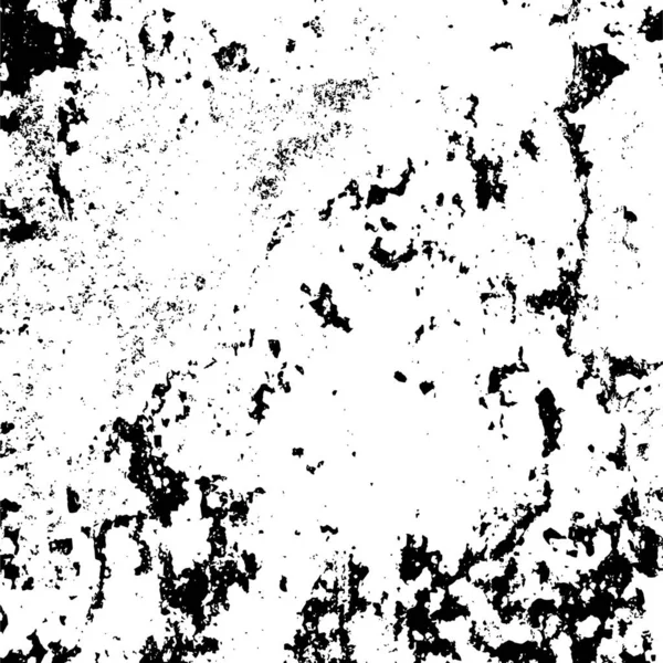 Rauer Schwarzweißer Texturvektor Gestörte Overlay Textur Grunge Hintergrund Abstrakter Strukturierter — Stockvektor