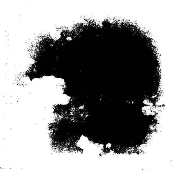 Грубый Черно Белый Текстурный Вектор Сжатая Текстура Наложения Гранж Фок — стоковый вектор