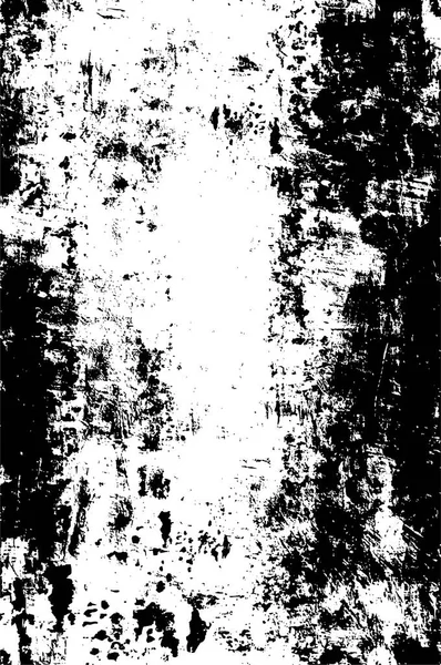 Grunge Pola Hitam Dan Putih Partikel Monokrom Tekstur Abstrak Latar - Stok Vektor