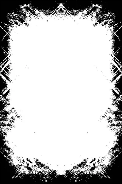 Γκρούντζ Μαύρο Και Άσπρο Μοτίβο Μονόχρωμη Αφηρημένη Υφή Σωματιδίων Φόντο — Διανυσματικό Αρχείο