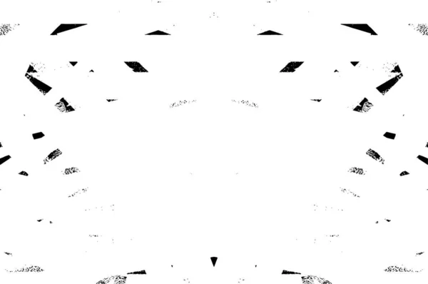 Grunge Patrón Blanco Negro Partículas Monocromáticas Textura Abstracta Antecedentes Grietas — Archivo Imágenes Vectoriales