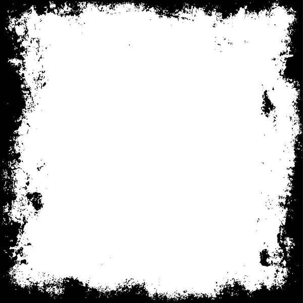 Grunge black and white pattern. Monochrome particles abstract texture. Background of cracks, scuffs, chips, stains, ink spots. Dark design background surface.