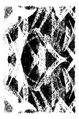 Grunge siyah beyaz desen. Monokrom parçacıkları soyut doku. Çatlakların, sürtünmelerin, çiplerin, lekelerin, mürekkep lekelerinin geçmişi. Koyu tasarım arka plan yüzeyi. 