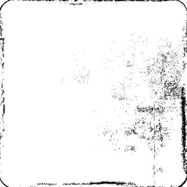 Grunge siyah beyaz desen. Monokrom parçacıkları soyut doku. Çatlakların, sürtünmelerin, çiplerin, lekelerin, mürekkep lekelerinin geçmişi. Koyu tasarım arka plan yüzeyi. 