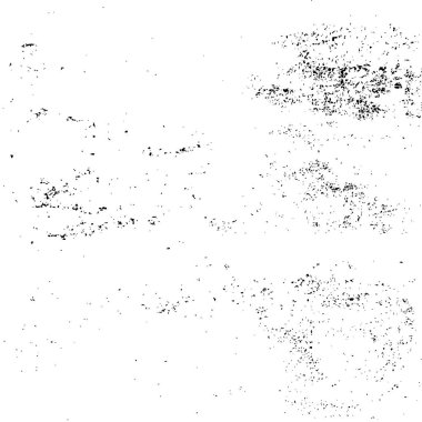 Grunge siyah beyaz desen. Monokrom parçacıkları soyut doku. Çatlakların, sürtünmelerin, çiplerin, lekelerin, mürekkep lekelerinin geçmişi. Koyu tasarım arka plan yüzeyi. 