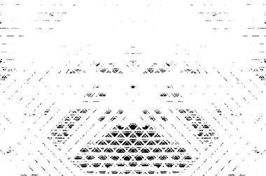 Grunge siyah beyaz desen. Monokrom parçacıkları soyut doku. Çatlakların, sürtünmelerin, çiplerin, lekelerin, mürekkep lekelerinin geçmişi. Koyu tasarım arka plan yüzeyi. 