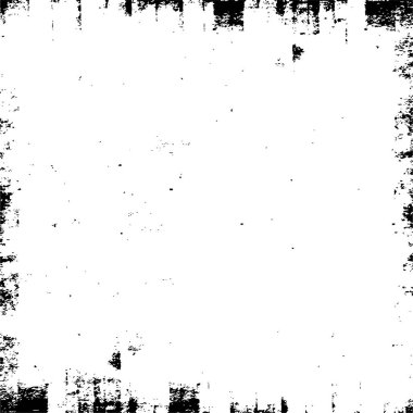 Grunge siyah beyaz desen. Monokrom parçacıkları soyut doku. Çatlakların, sürtünmelerin, çiplerin, lekelerin, mürekkep lekelerinin geçmişi. Koyu tasarım arka plan yüzeyi. 