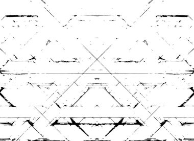 Grunge siyah beyaz desen. Monokrom parçacıkları soyut doku. Çatlakların, sürtünmelerin, çiplerin, lekelerin, mürekkep lekelerinin geçmişi. Koyu tasarım arka plan yüzeyi. 