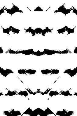 Grunge siyah beyaz desen. Monokrom parçacıkları soyut doku. Çatlakların, sürtünmelerin, çiplerin, lekelerin, mürekkep lekelerinin geçmişi. Koyu tasarım arka plan yüzeyi. 