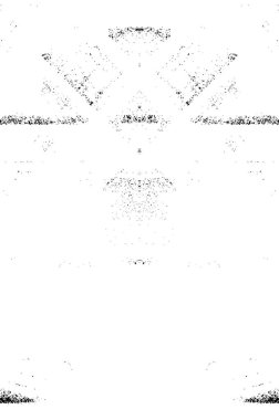 Grunge siyah beyaz desen. Monokrom parçacıkları soyut doku. Çatlakların, sürtünmelerin, çiplerin, lekelerin, mürekkep lekelerinin geçmişi. Koyu tasarım arka plan yüzeyi. 