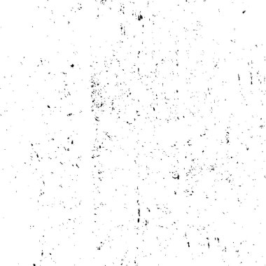 Grunge siyah beyaz desen. Monokrom parçacıkları soyut doku. Çatlakların, sürtünmelerin, çiplerin, lekelerin, mürekkep lekelerinin geçmişi. Koyu tasarım arka plan yüzeyi. 