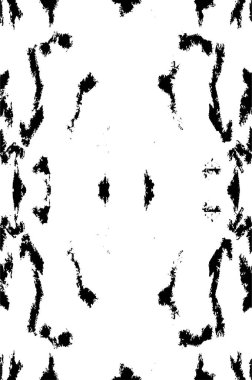 Grunge siyah beyaz desen. Monokrom parçacıkları soyut doku. Çatlakların, sürtünmelerin, çiplerin, lekelerin, mürekkep lekelerinin geçmişi. Koyu tasarım arka plan yüzeyi. 