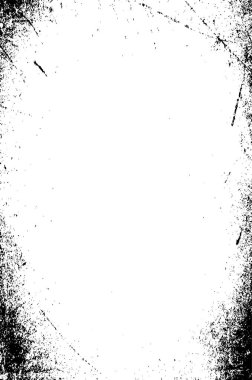 Grunge siyah beyaz desen. Monokrom parçacıkları soyut doku. Çatlakların, sürtünmelerin, çiplerin, lekelerin, mürekkep lekelerinin geçmişi. Koyu tasarım arka plan yüzeyi. 