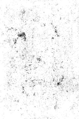 Grunge siyah beyaz desen. Monokrom parçacıkları soyut doku. Çatlakların, sürtünmelerin, çiplerin, lekelerin, mürekkep lekelerinin geçmişi. Koyu tasarım arka plan yüzeyi. 