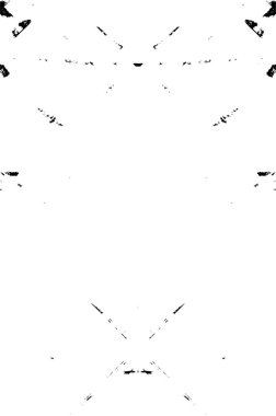 Grunge siyah beyaz desen. Monokrom parçacıkları soyut doku. Çatlakların, sürtünmelerin, çiplerin, lekelerin, mürekkep lekelerinin geçmişi. Koyu tasarım arka plan yüzeyi. 