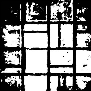 Grunge siyah beyaz desen. Monokrom parçacıkları soyut doku. Çatlakların, sürtünmelerin, çiplerin, lekelerin, mürekkep lekelerinin geçmişi. Koyu tasarım arka plan yüzeyi. 
