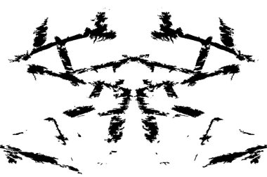 Grunge siyah beyaz desen. Monokrom parçacıkları soyut doku. Çatlakların, sürtünmelerin, çiplerin, lekelerin, mürekkep lekelerinin geçmişi. Koyu tasarım arka plan yüzeyi. 